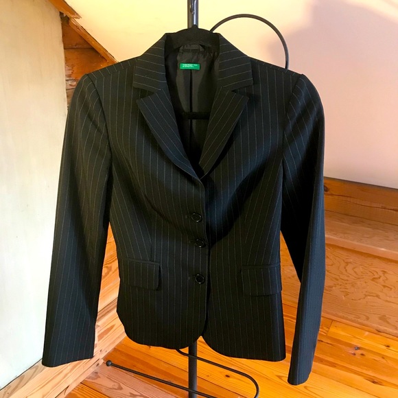 United Colors Of Benetton Jackets & Blazers - United Colors of Benetton Pinstripe Blazer, EUC S